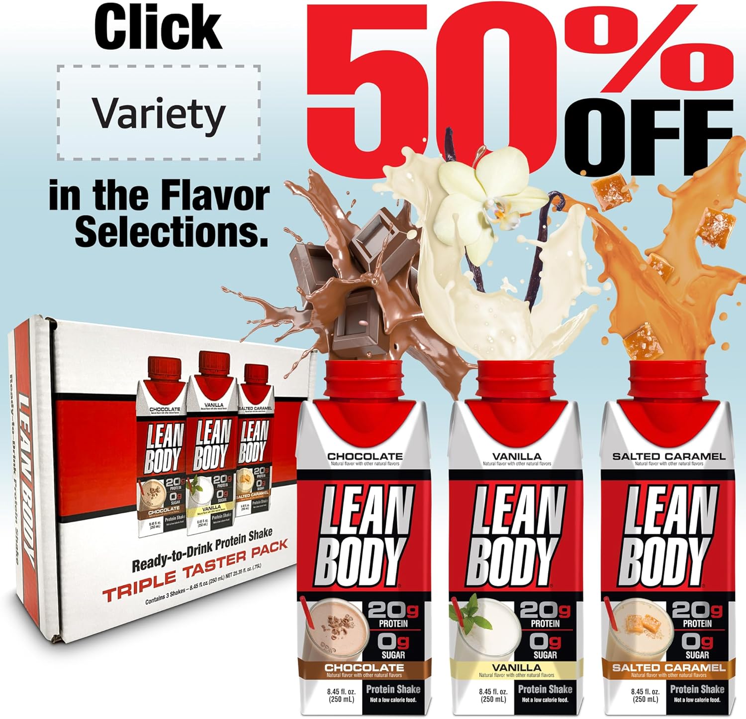 Labrada Lean Body Ready-to-Drink Vanilla Protein Shake,40g Protein,Whey Blend,0 - View 4