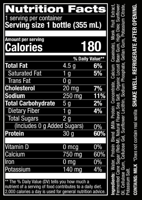 Jocko Mölk 30g Grass Fed Protein Shakes – No Added Sugar Protein Drinks KETO - View 2