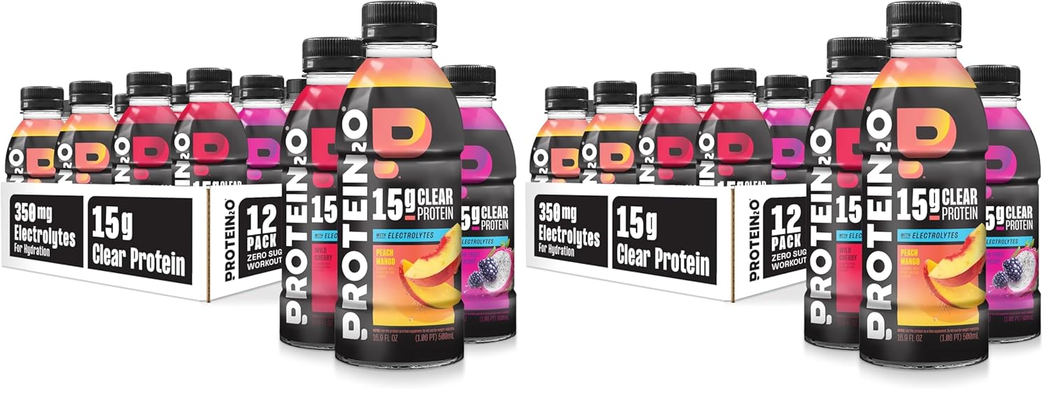Protein2o Hydration Drink - 2-in-1 Liquid Clear Whey Protein Isolate and
