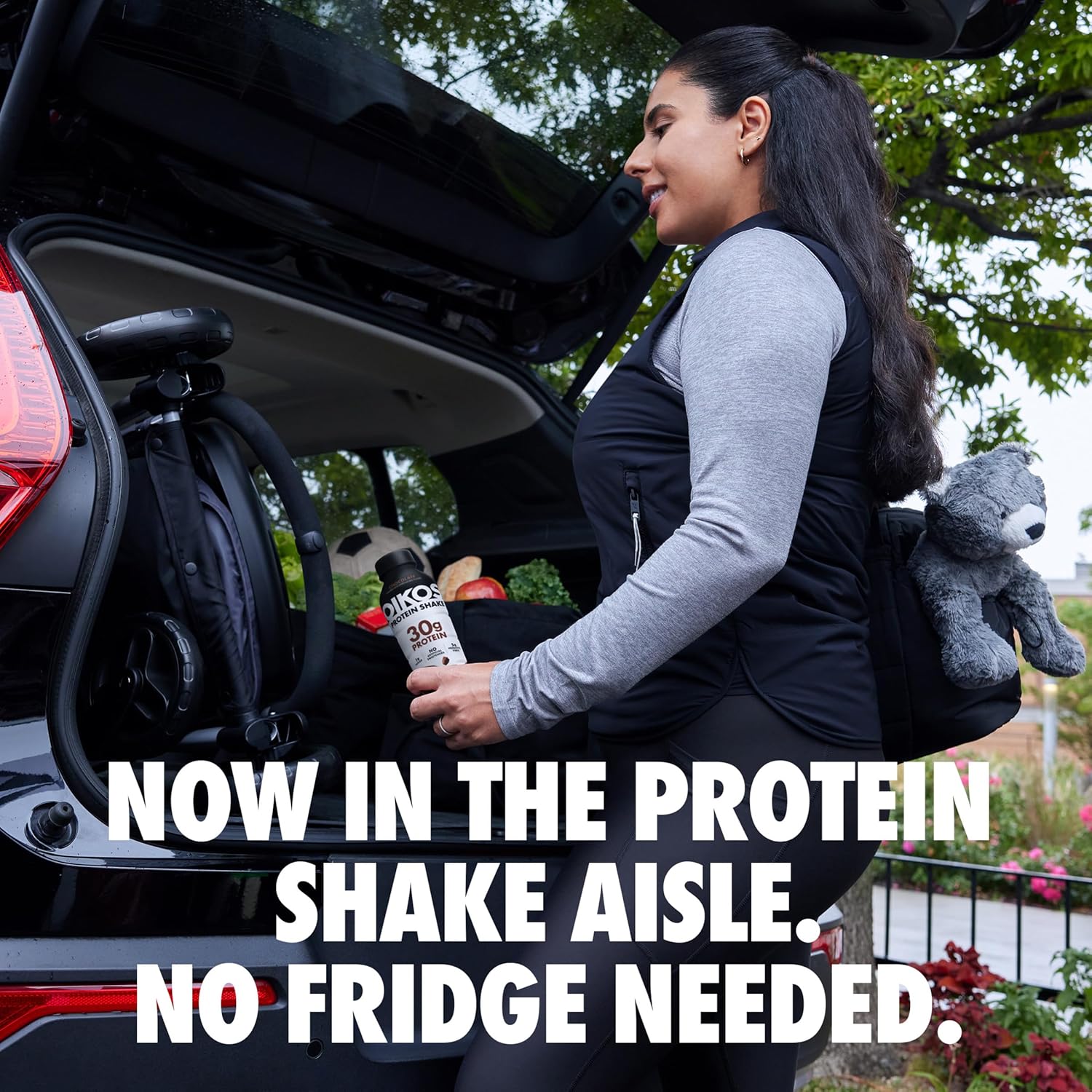 Oikos Protein Shake, Salted Caramel, 30g High Protein Drinks, Shelf Stable, - View 6
