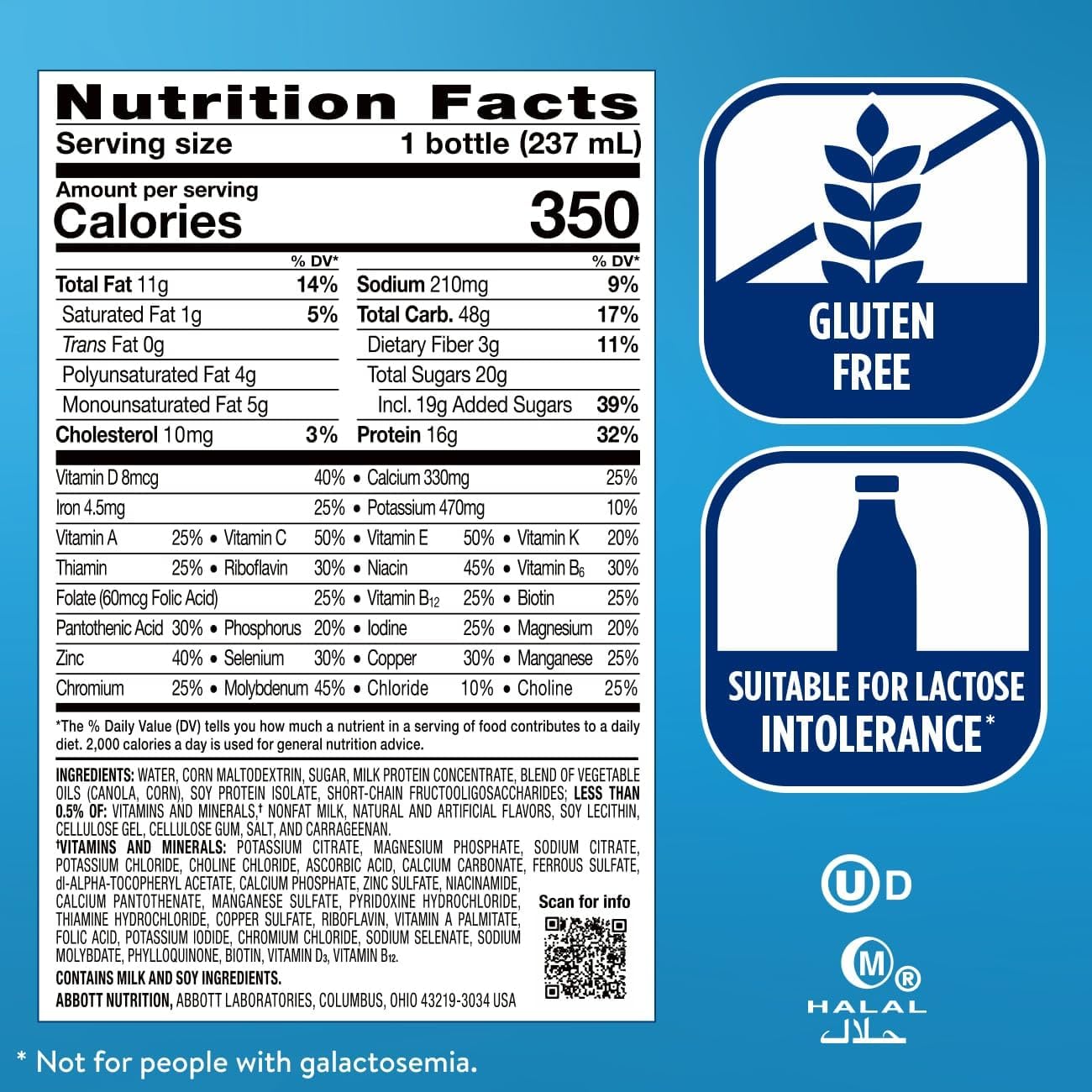 Ensure Plus Vanilla Nutrition Shake With Fiber | Meal Replacement Shake | Ready - View 6