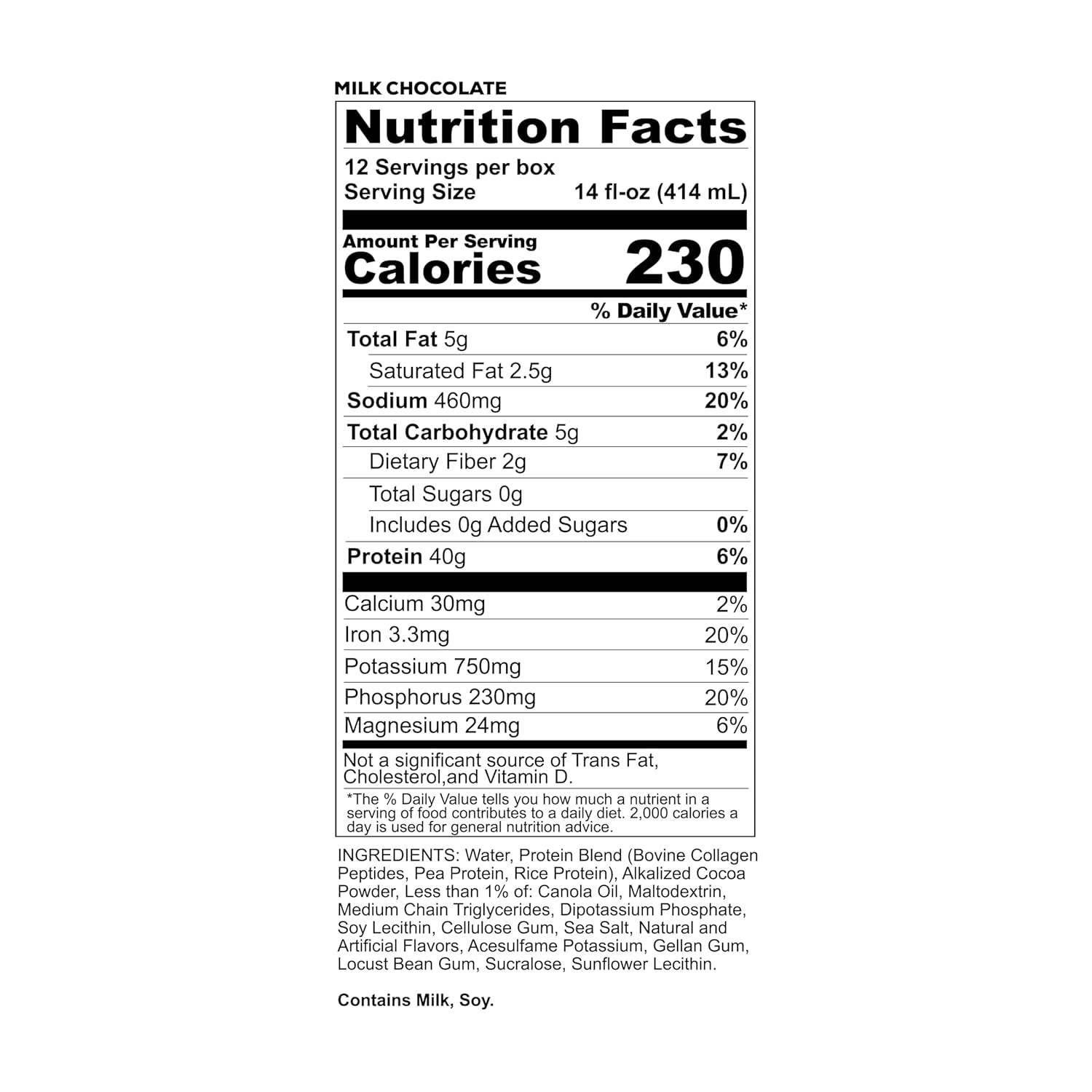 REDCON1 MRE Ready to Drink Protein Shake, Milk Chocolate - Lactose Free RTD - View 2