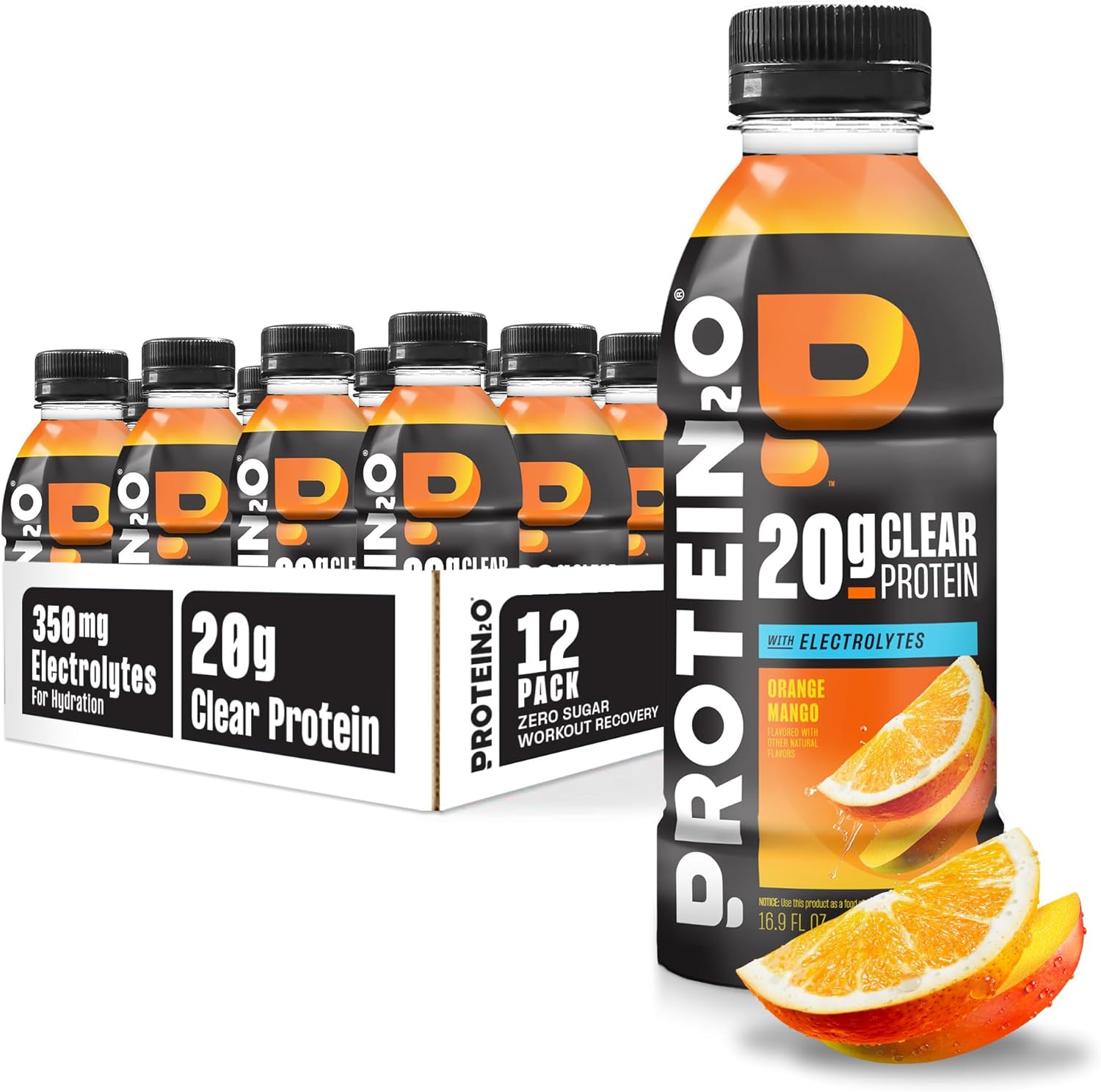 Protein2o Hydration Drink - 2-in-1 Liquid Clear Whey Protein Isolate and