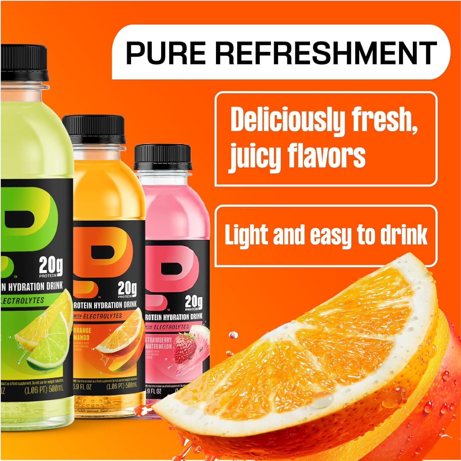 Protein2o Hydration Drink - 2-in-1 Liquid Clear Whey Protein Isolate and - View 4