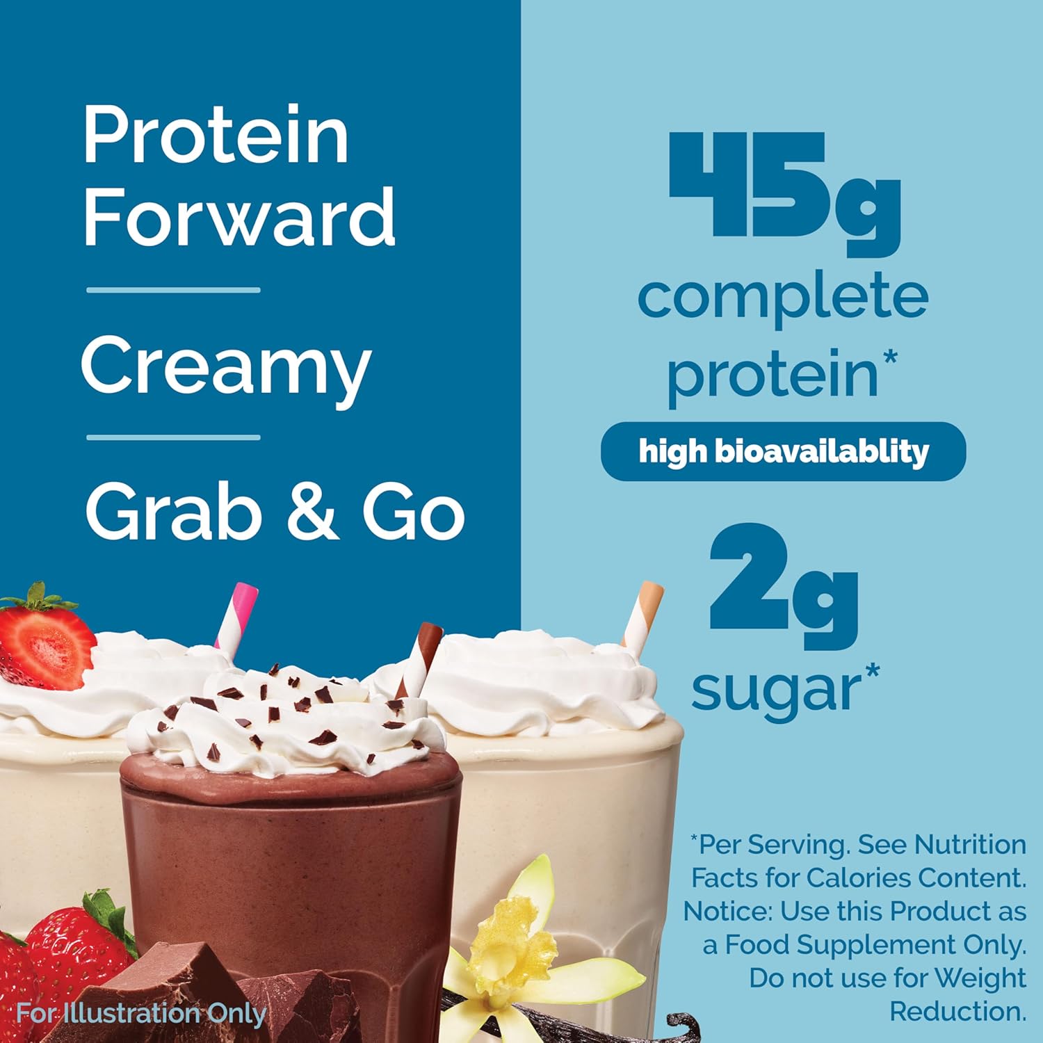 Quest Nutrition Protein Shake, Vanilla, Strawberry, & Chocolate, 45g Protein, - View 2