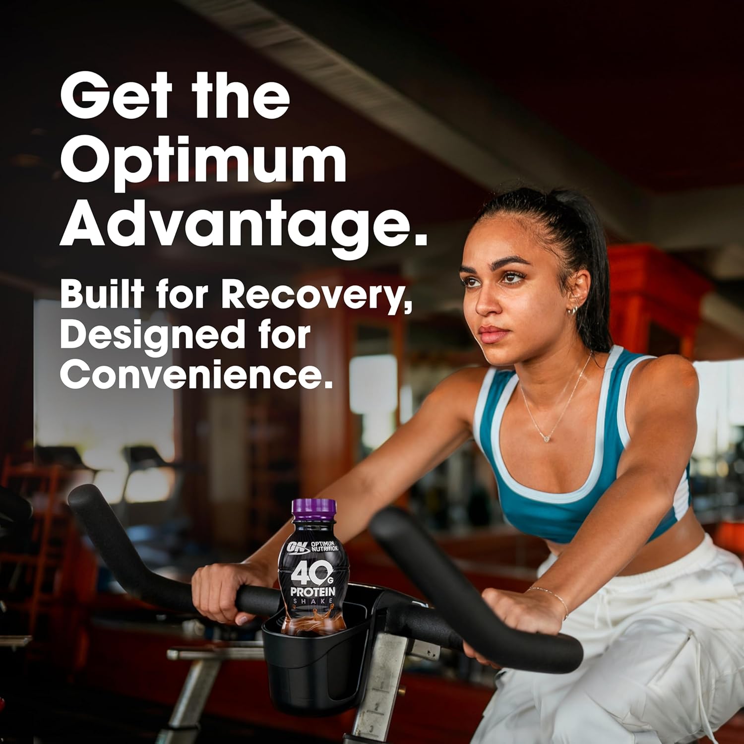 Optimum Nutrition 40g Protein Shake, 40g of Protein, Naturally Flavored, - View 5