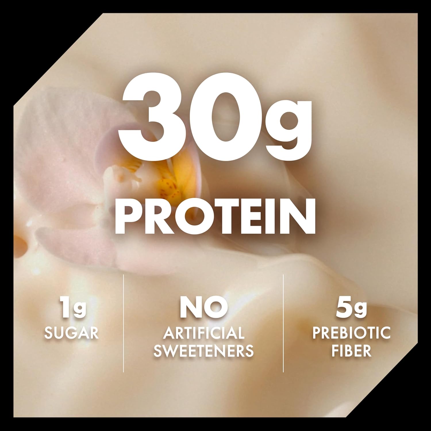Oikos Protein Shake, Vanilla, 30g High Protein Drinks, Shelf Stable, Ready to - View 4