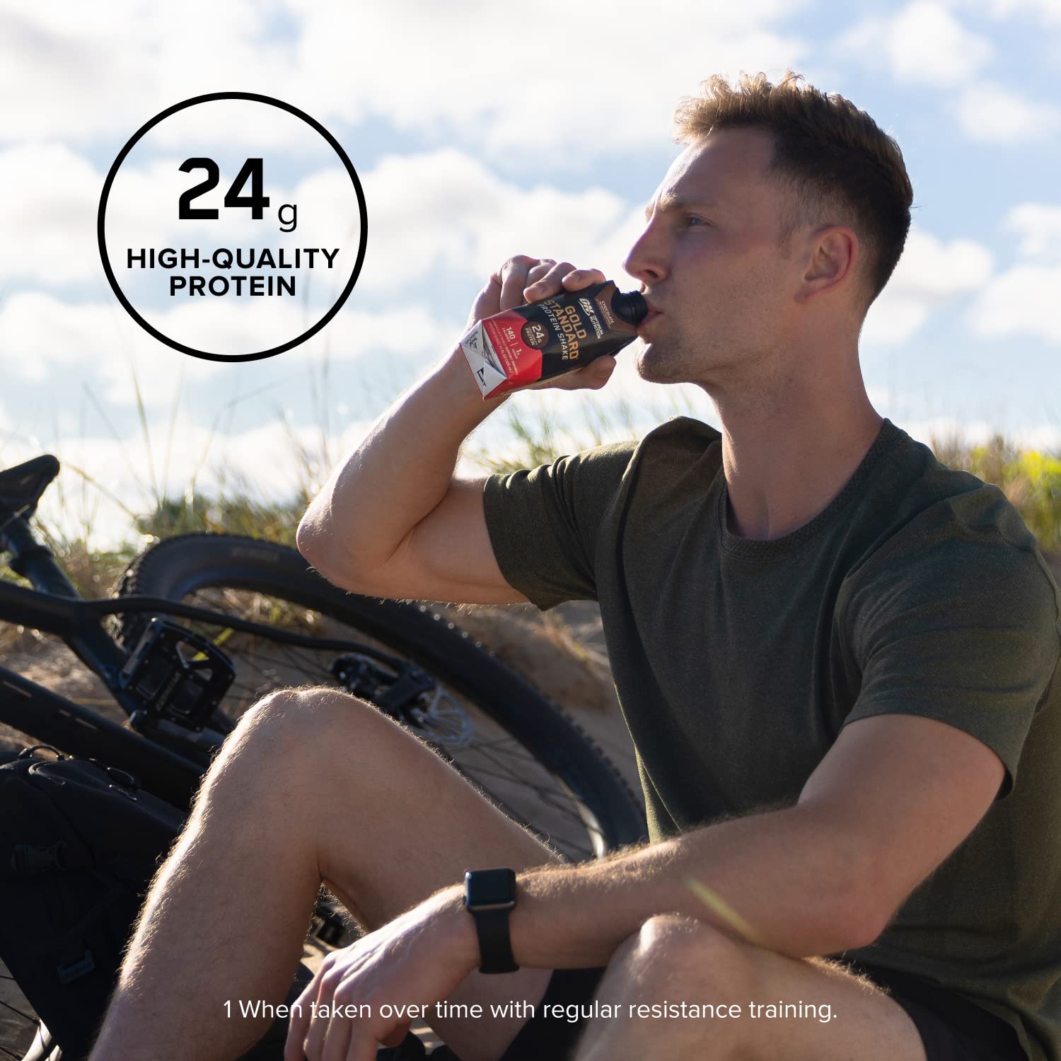 Optimum Nutrition Gold Standard Protein Shake, 24g Protein, Ready to Drink - View 6