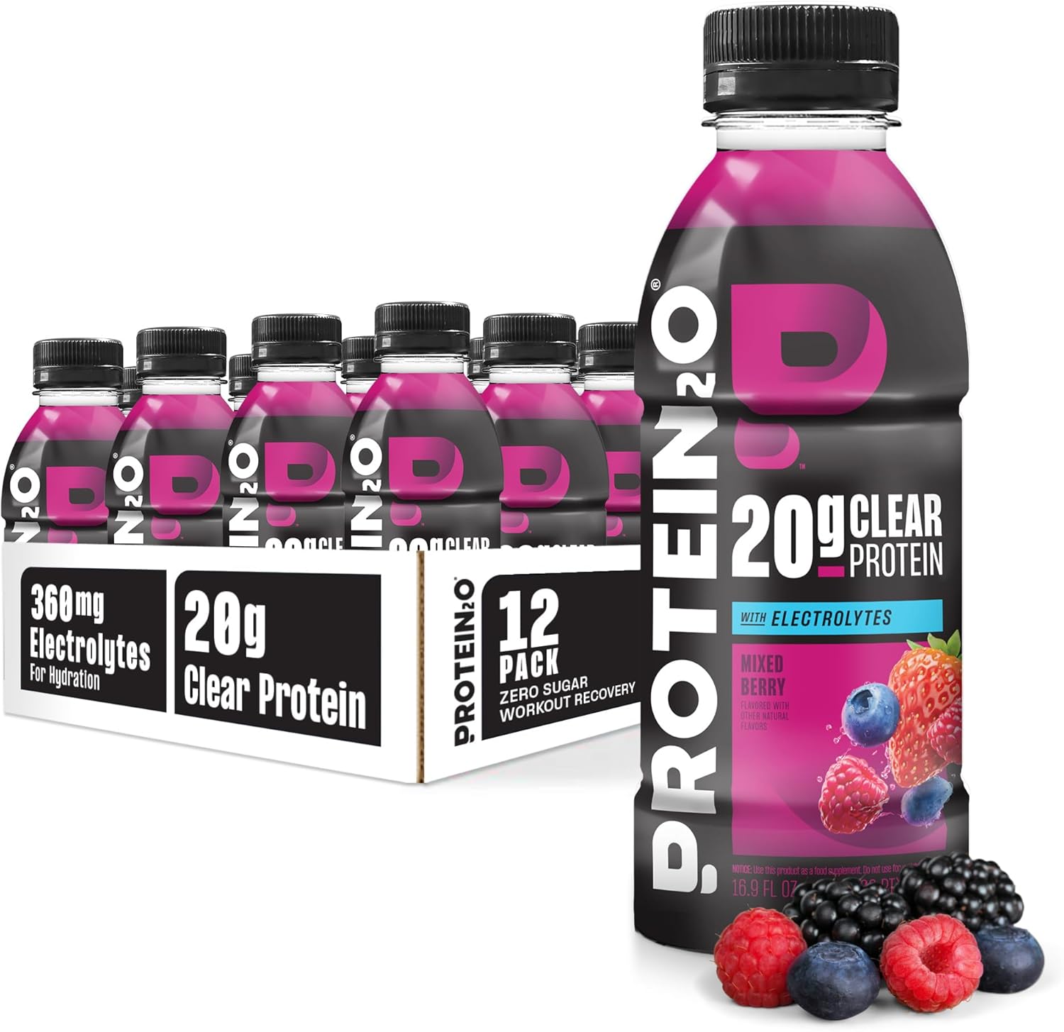 Protein2o Hydration Drink - 2-in-1 Liquid Clear Whey Protein Isolate and