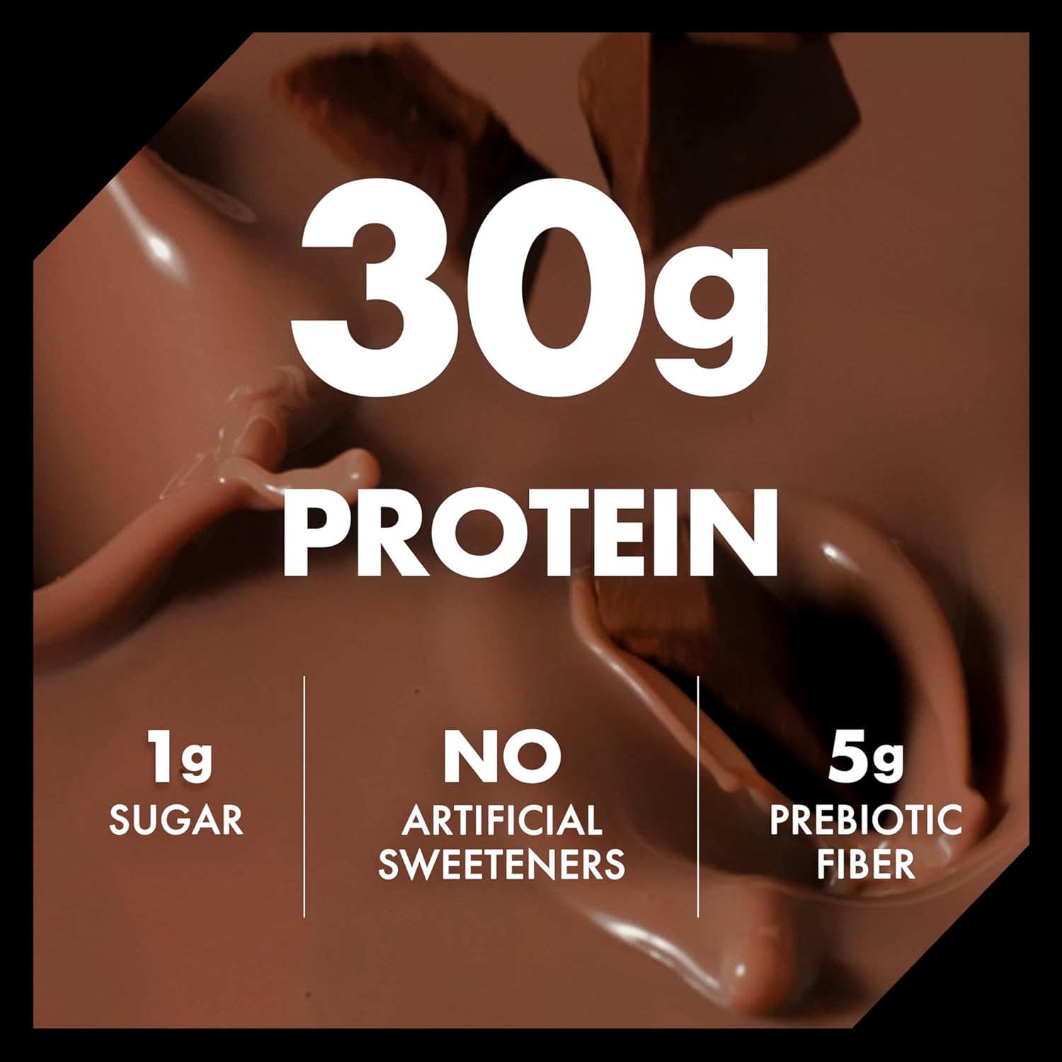 Oikos Protein Shake,Chocolate,30g High Protein Drinks,Shelf Stable,Ready to - View 4